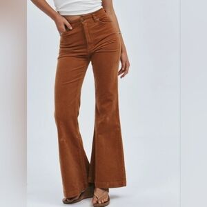 ROLLA'S Eastcoast Flare High Rise Jean - Tan Cord Size 29